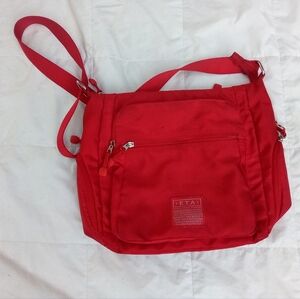 Vibrant Red Messenger Bag